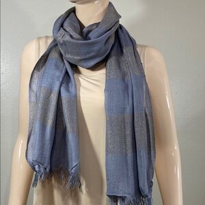 Blue and Gold Women's Scarf